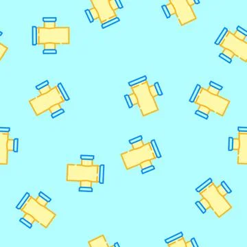 Equipment pipeline vector seamless pattern Stock Illustration