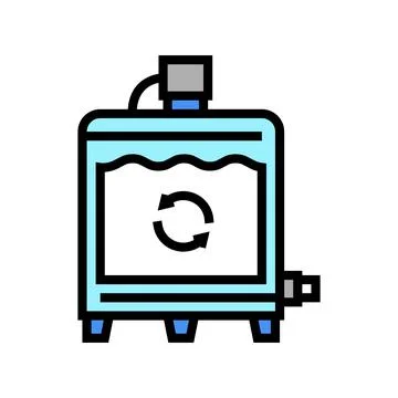 Equipment preparing process cheese production color icon vector illustration 스톡 일러스트