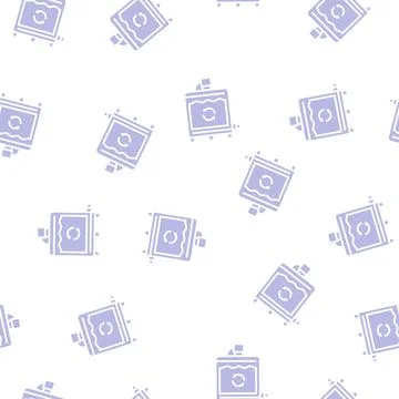 Equipment preparing process cheese production glyph seamless pattern Stock Illustration