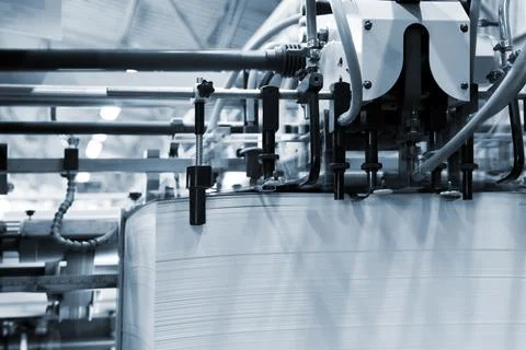 Equipment for a press Stock Photos