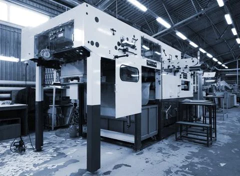 Equipment for a print Stock Photos