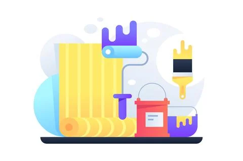 Equipment for repairs Stock Illustration