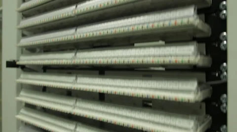 Equipment in the server 04 Stock Footage 44405590