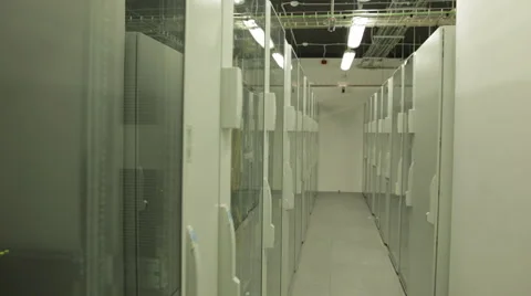 Equipment in the server 05 Stock Footage 44405595