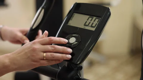 Equipment settings, Machine setup, Cable adjustment Stock Footage 288868546