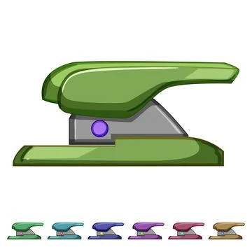 Equipment stapler cartoon vector graphic Stock Illustration