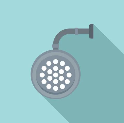 Equipment surgical light icon, flat style Stock Illustration