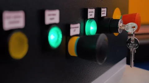 Equipment switching panel Stock Footage 61547250