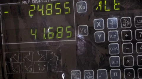 Equipment technology LED controller Labor calculation Employee notifies employee Stock Footage 116442771