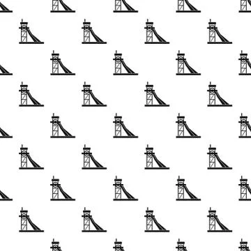 Equipment for washing rocks pattern vector 스톡 일러스트