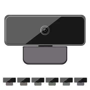 Equipment web camera cartoon vector graphic Stock Illustration