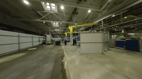 Equipped workshop presents ready environment for production Stock Footage 329070387