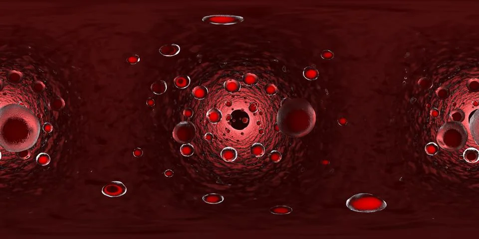 Equirectangular panoramic 360 VR image,  The medical panoramic background, 3d 库存插图