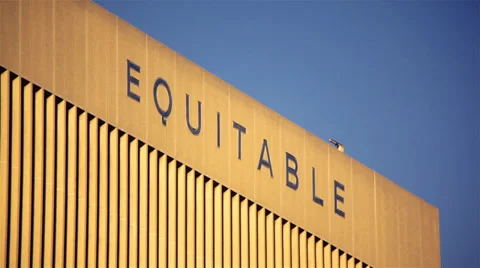 Equitable Sign 01 HD Stock Footage 38521492