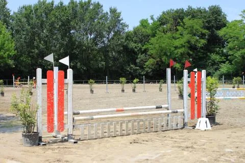 Equitation obstacle Stock Photos