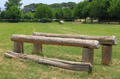 Equitation obstacle Stock Photos