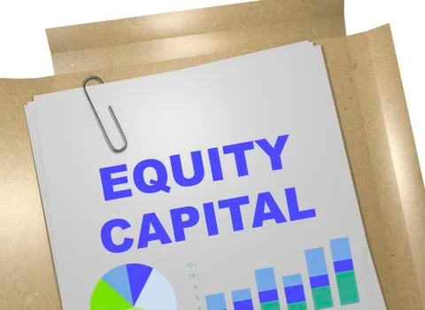 Equity Capital concept Stock Illustration