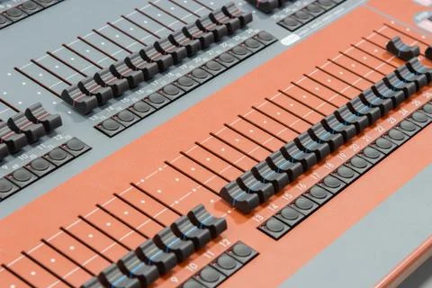 Equolizer sound controller Stock Photos