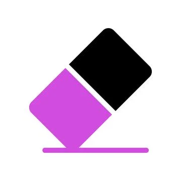 Erase Icon, Delete Symbol, Remove Button, Digital Eraser Stock Illustration