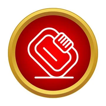 Eraser icon illustrating correction, delete, and mistakes Illustrazione stock