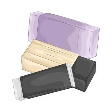 Eraser Illustration Stock Illustration