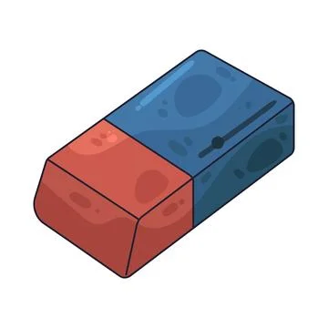 Eraser illustration Stock Illustration
