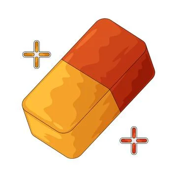 Eraser illustration イラスト素材