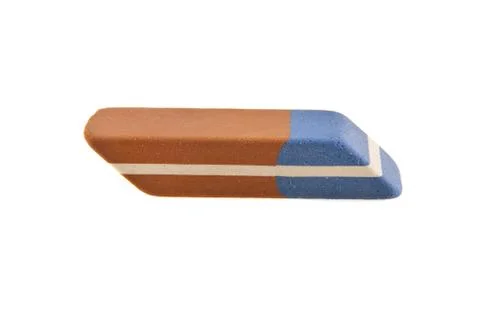Eraser isolated on white background Stock Photos