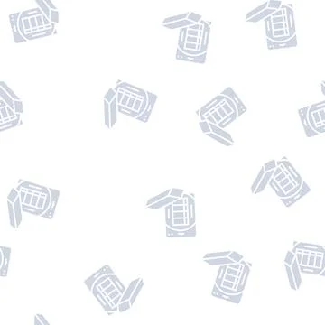 Eraser packaging glyph seamless pattern Stock Illustration