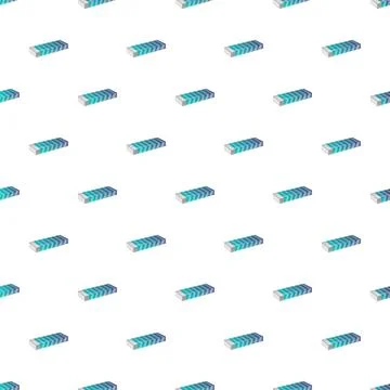 Eraser pattern seamless background for school supplies Stock Illustration