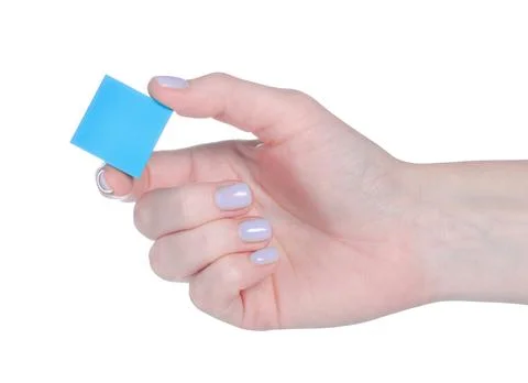 Eraser for pencil in hand Stock Photos
