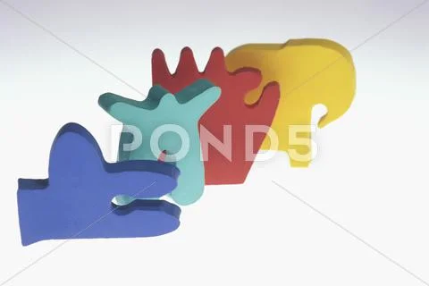 Eraser symbol animal figure rubber symbolical Stock Photos