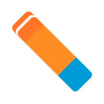 Eraser vector isolated Stock Illustration