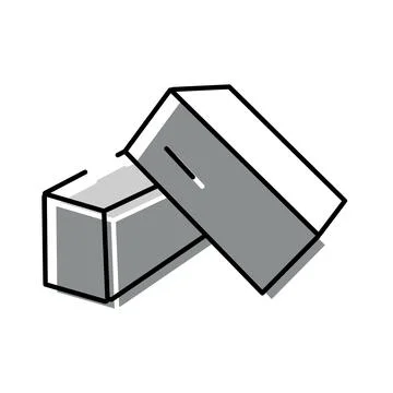 Erasers representing correction, mistake, and stationery supplies 스톡 일러스트