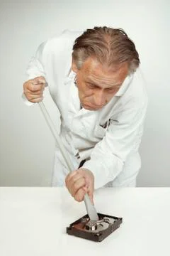 Erasing data from hard drive in compliance with GDPR Stock Photos