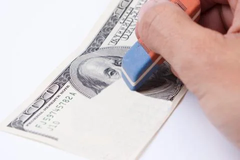 Erasing franklin Stock Photos