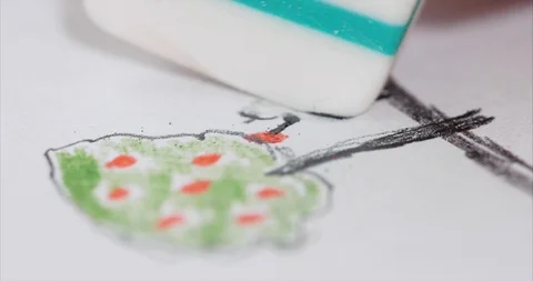 Erasing the man that picked the apple from the tree Stock Footage 102261412