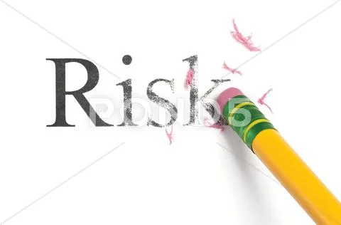 Erasing risk Stock Photos
