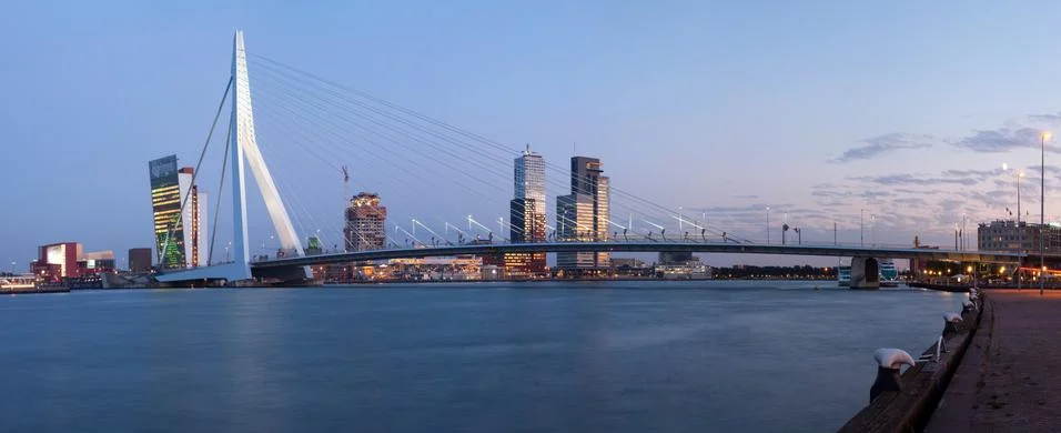 Erasmus Bridge Stock-Fotos