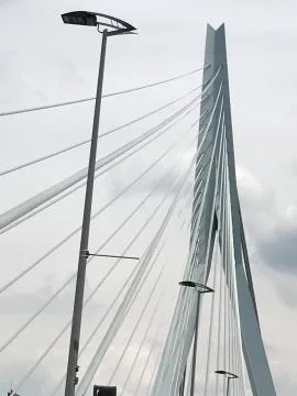 Erasmus Bridge Rotterdam Stock Photos