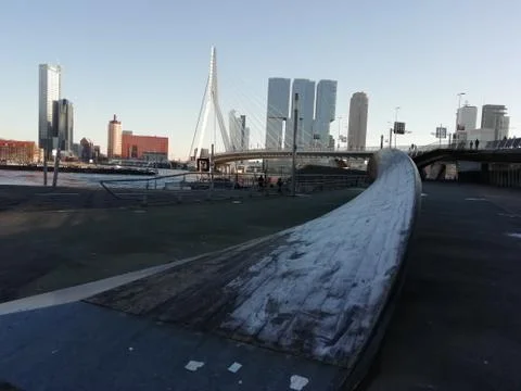 Erasmus Bridge Rotterdam Stock Photos