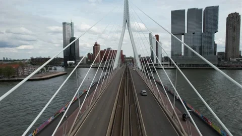 Erasmusbrug 库存影片 155053961