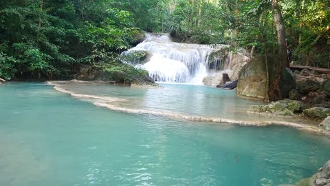Erawan rainforest in rainforest, rainforest, Stock Footage 83292820