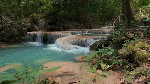 ERAWAN WATERFALL 01 Stock Footage 169160626