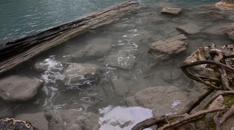 Erawan waterfall in deep forest. HD Video stock 43181669