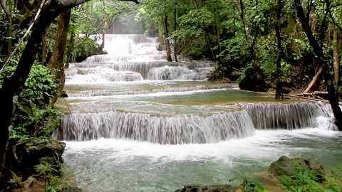 Erawan Waterfall Stock Footage 275873065