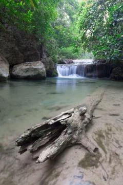 Erawan Waterfall Stock Photos