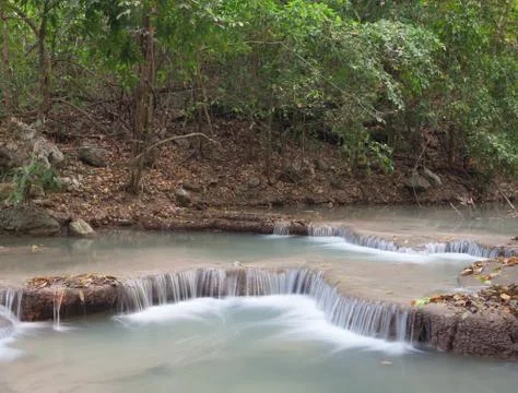 Erawan Waterfall Stock Photos