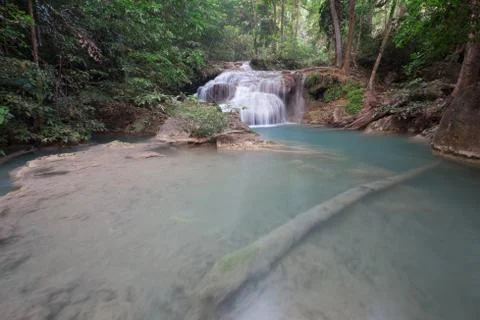 Erawan Waterfall Stock Photos