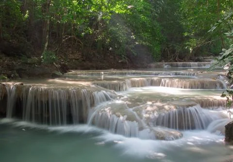 Erawan Waterfall Stock Photos